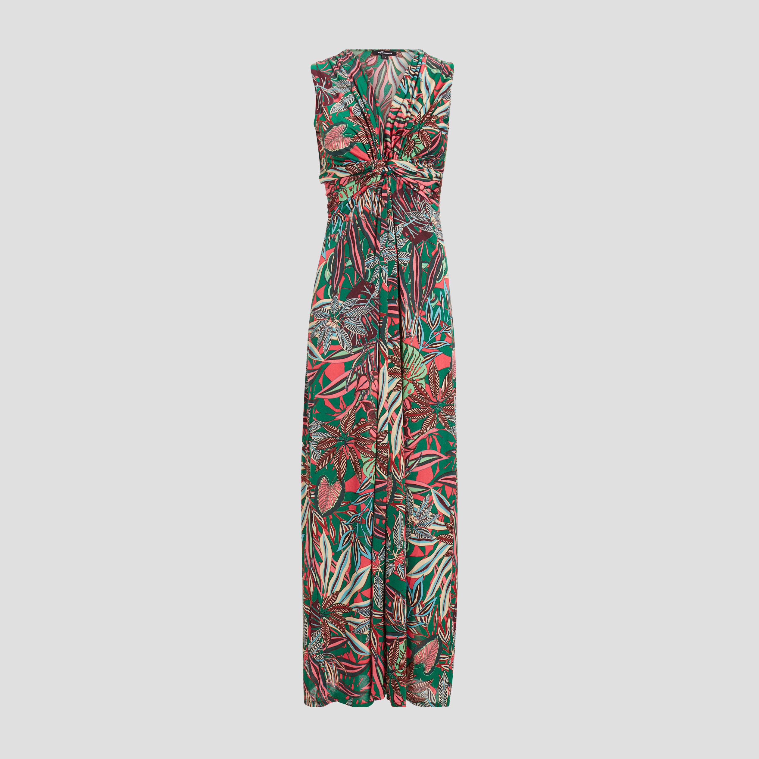 Robe longue droite vert femme | La Halle