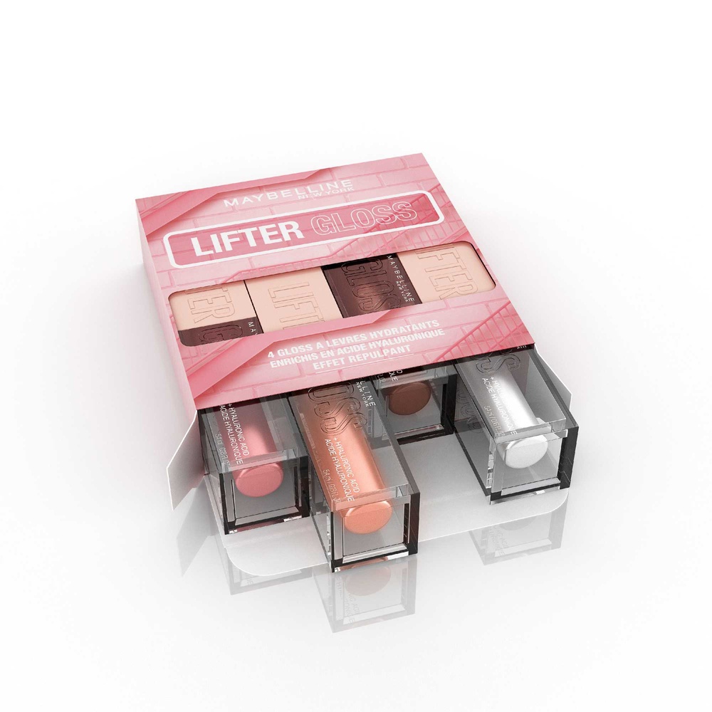 Maybelline New York Coffret Lifter Gloss Coffret Gloss 4 Teintes