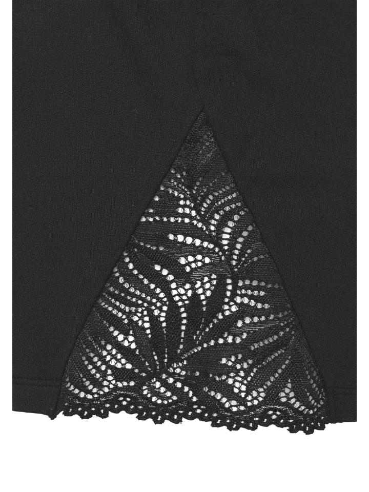 LASCANA Schlafshorts in schwarz günstig kaufen