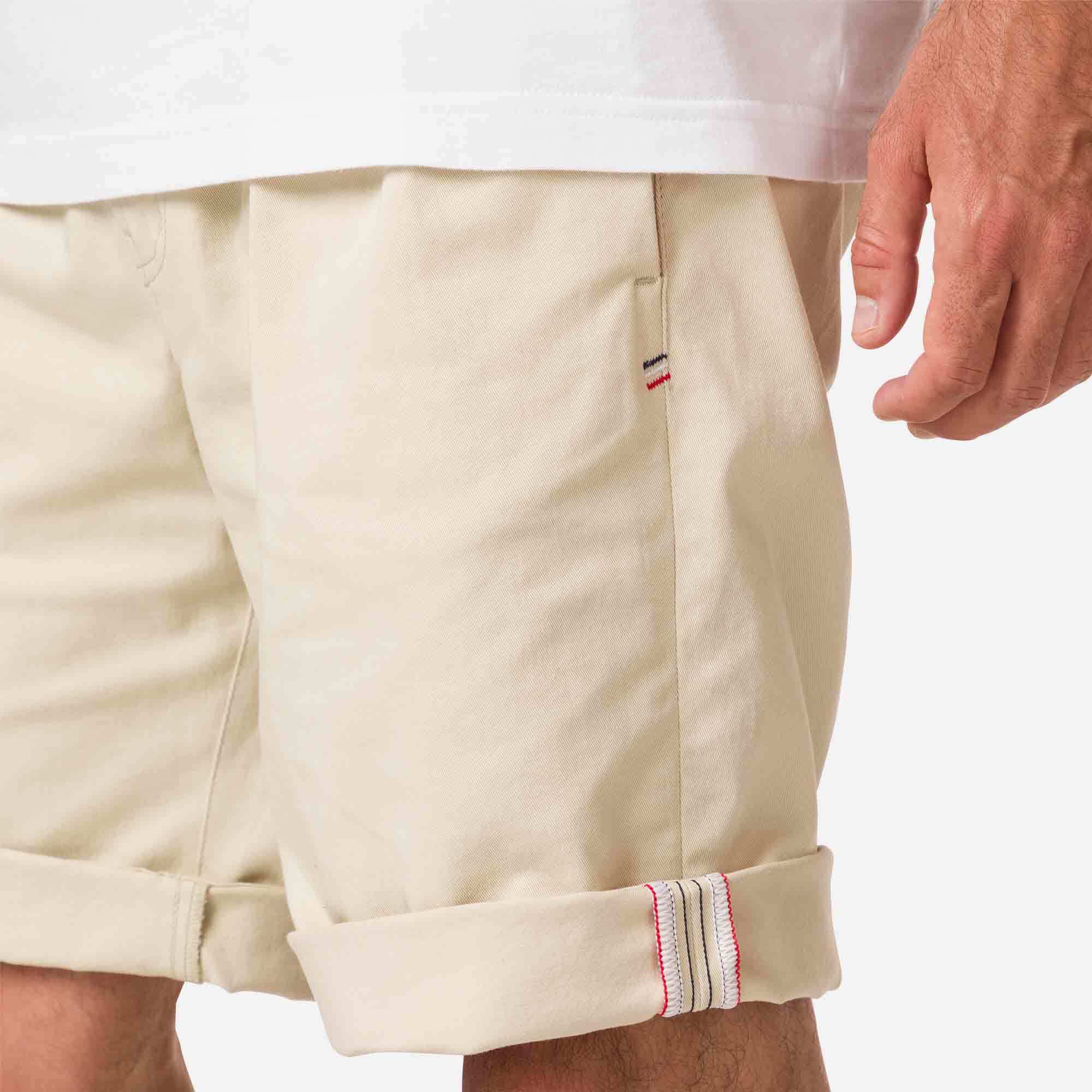 Short chino en coton bio homme