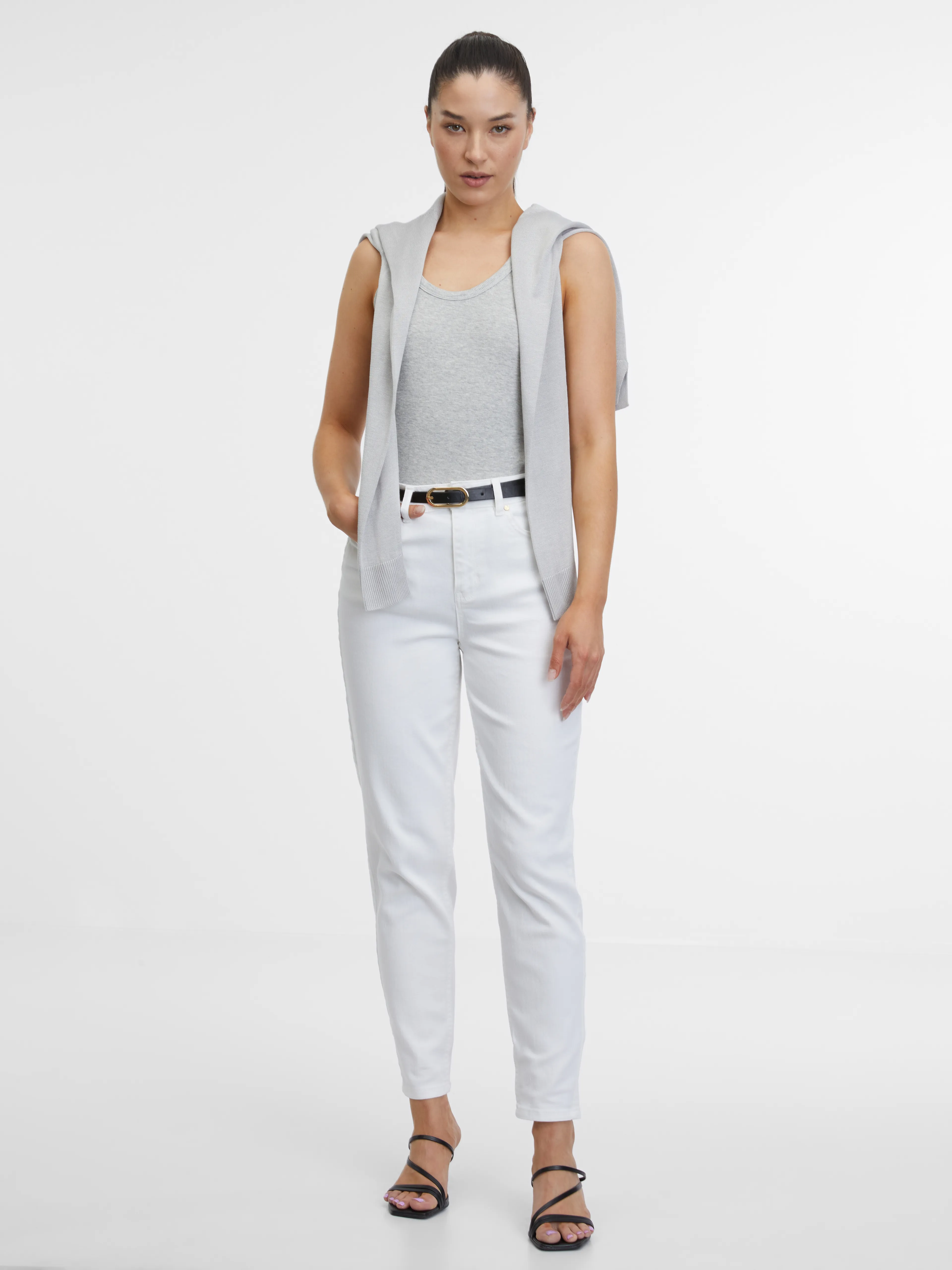 Hellgraues Damen-Tank-Top ORSAY