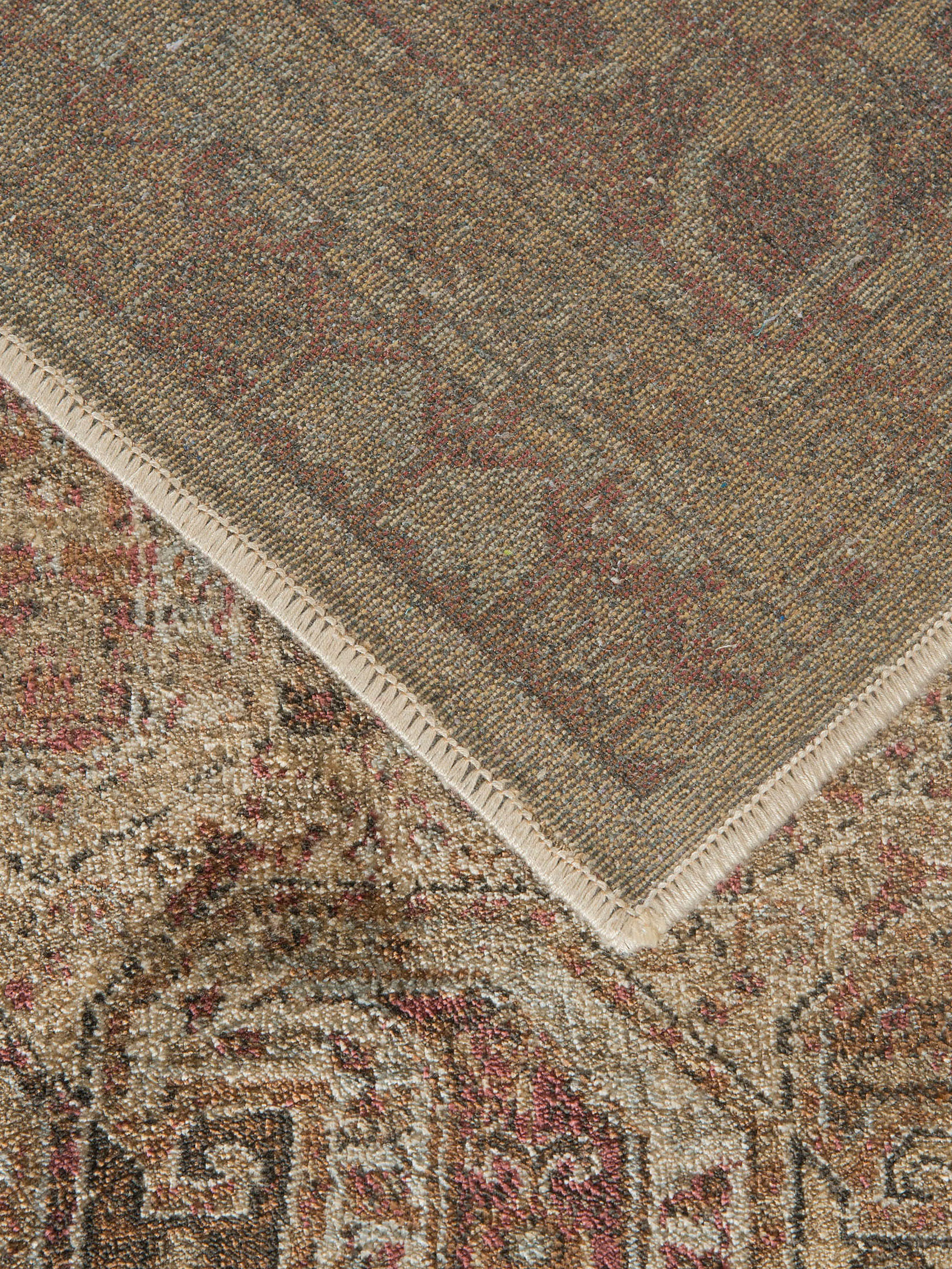 Mahan Vintage-Teppich, Taupe