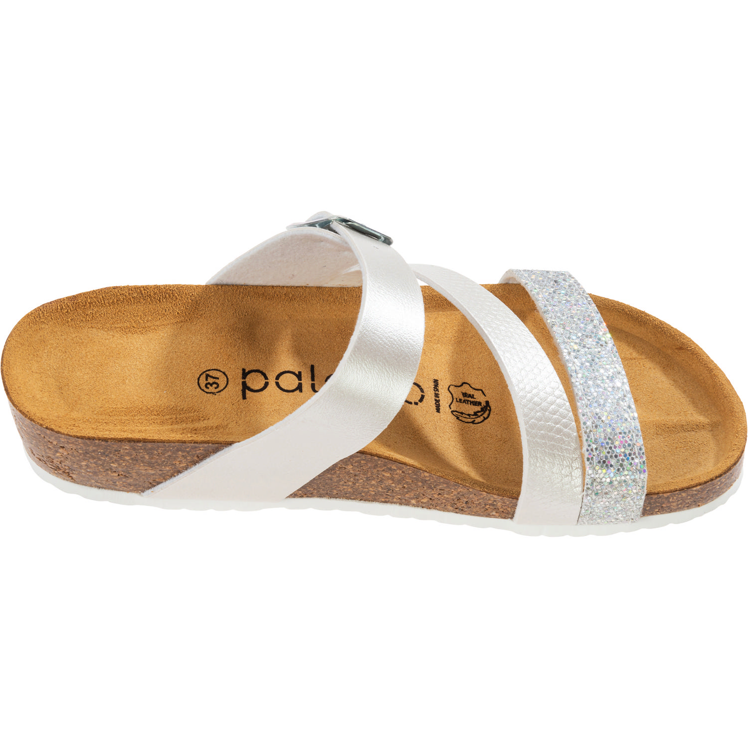Palado Chios, Pantoletten, Damen, Metallic Silber