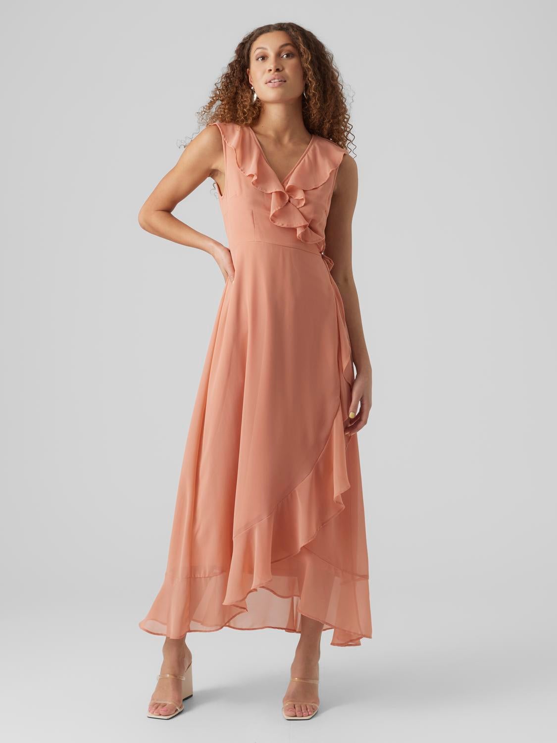VMSILLE Langes Kleid