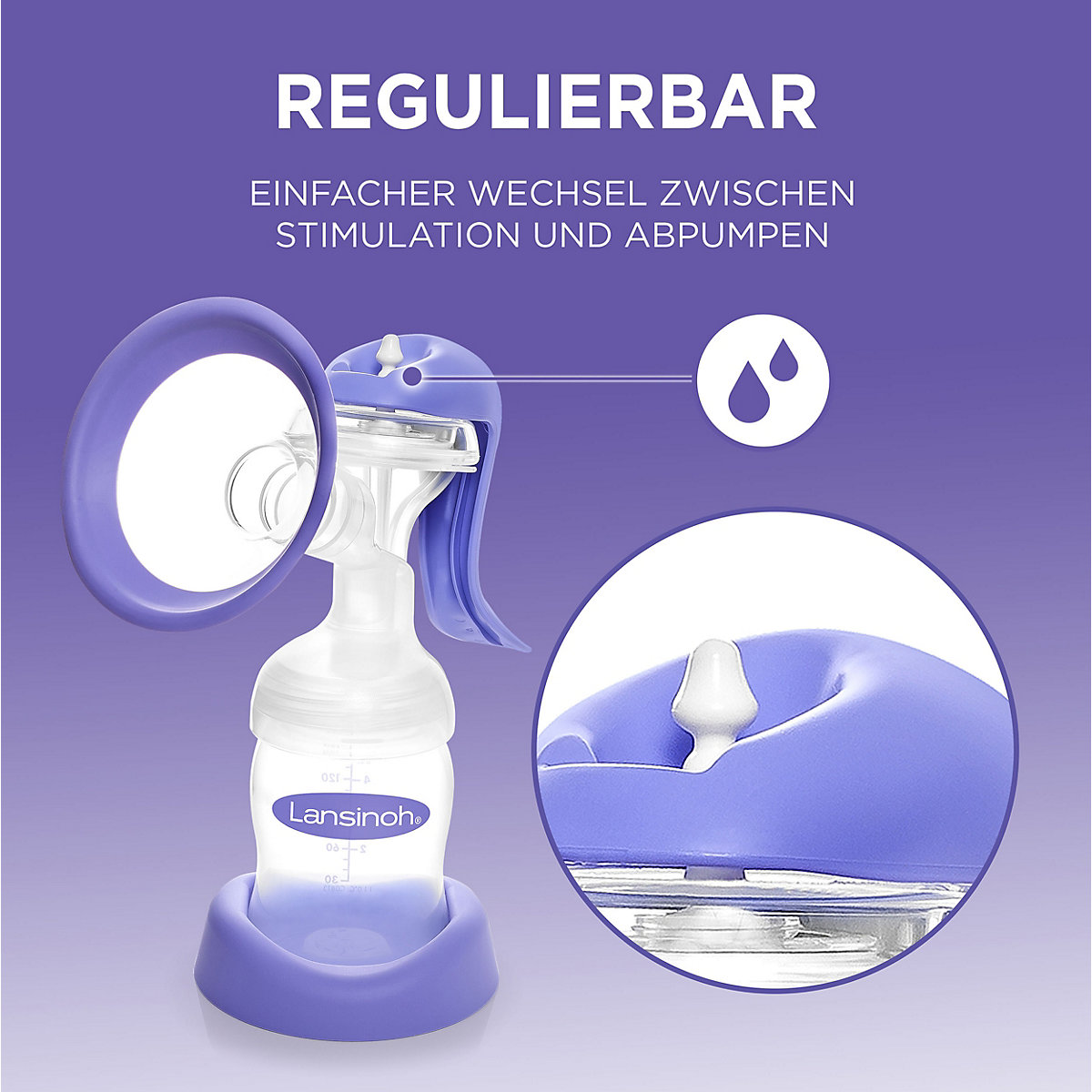 Handmilchpumpe (Weithals)