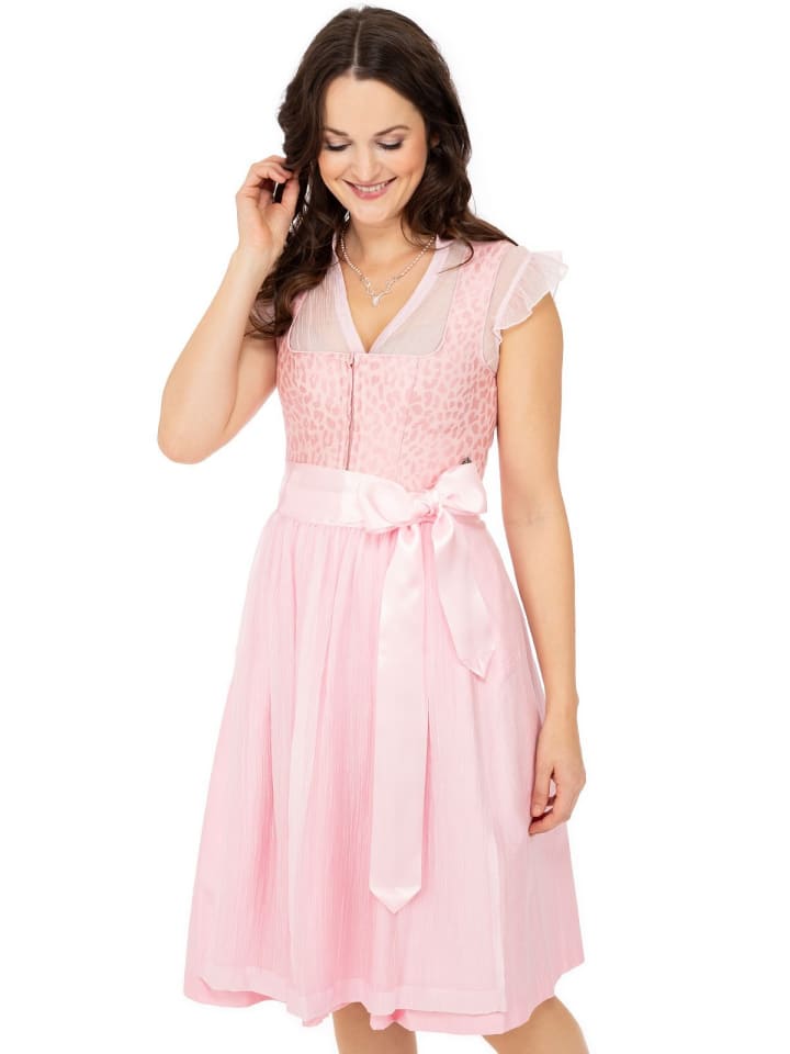 MarJo Midi Dirndl INSINGEN in rosa günstig kaufen
