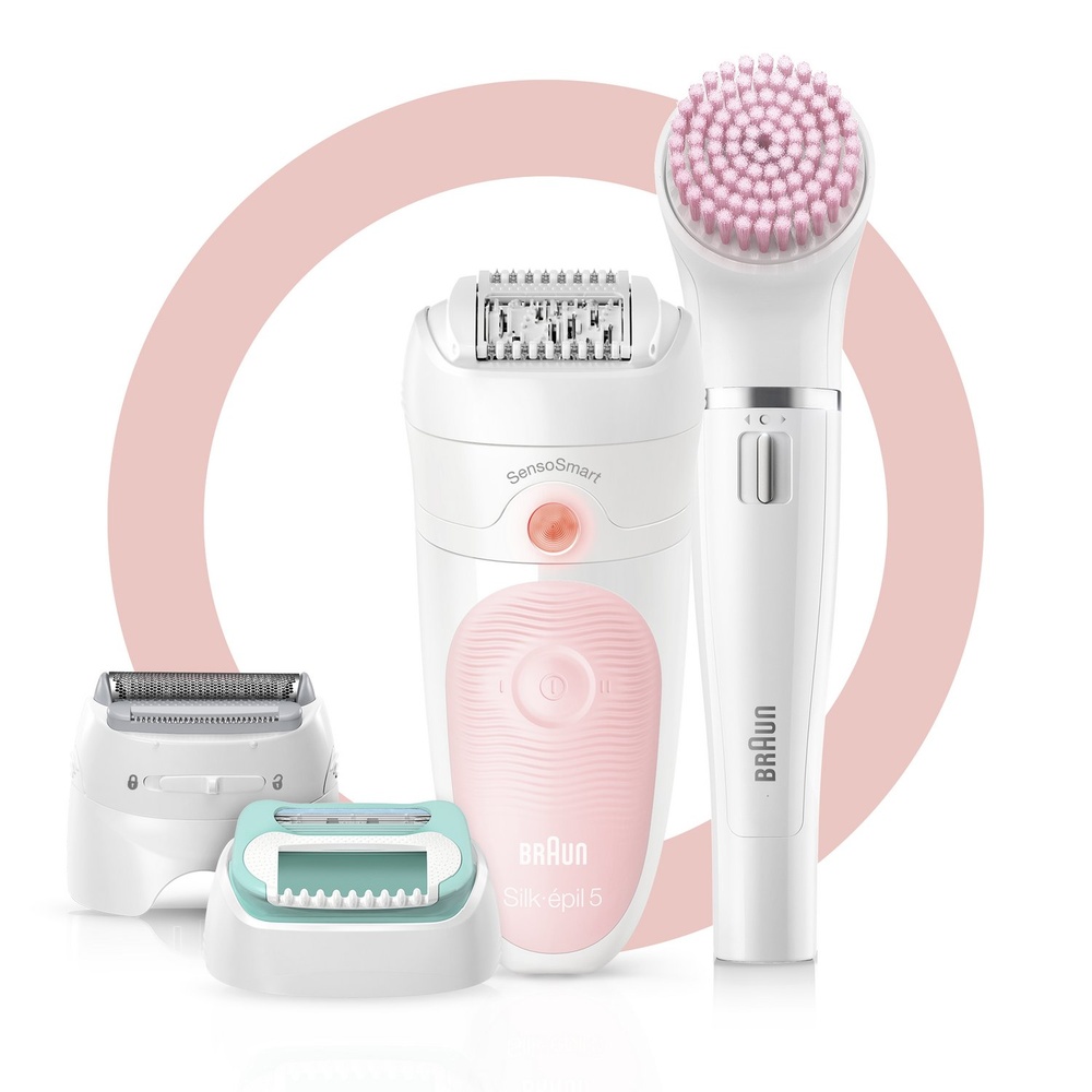 braun Braun Silk-épil Beauty Set 5 4-En-1 - Épilateur Électrique Sans Fil Wet & Dry Epilateur Electrique