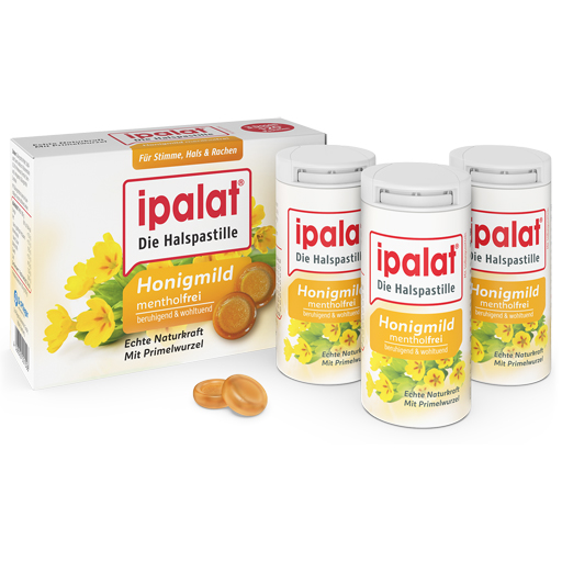 IPALAT Halspastillen honigmild o.Menthol zuckerfr.  120 St  Pastillen
