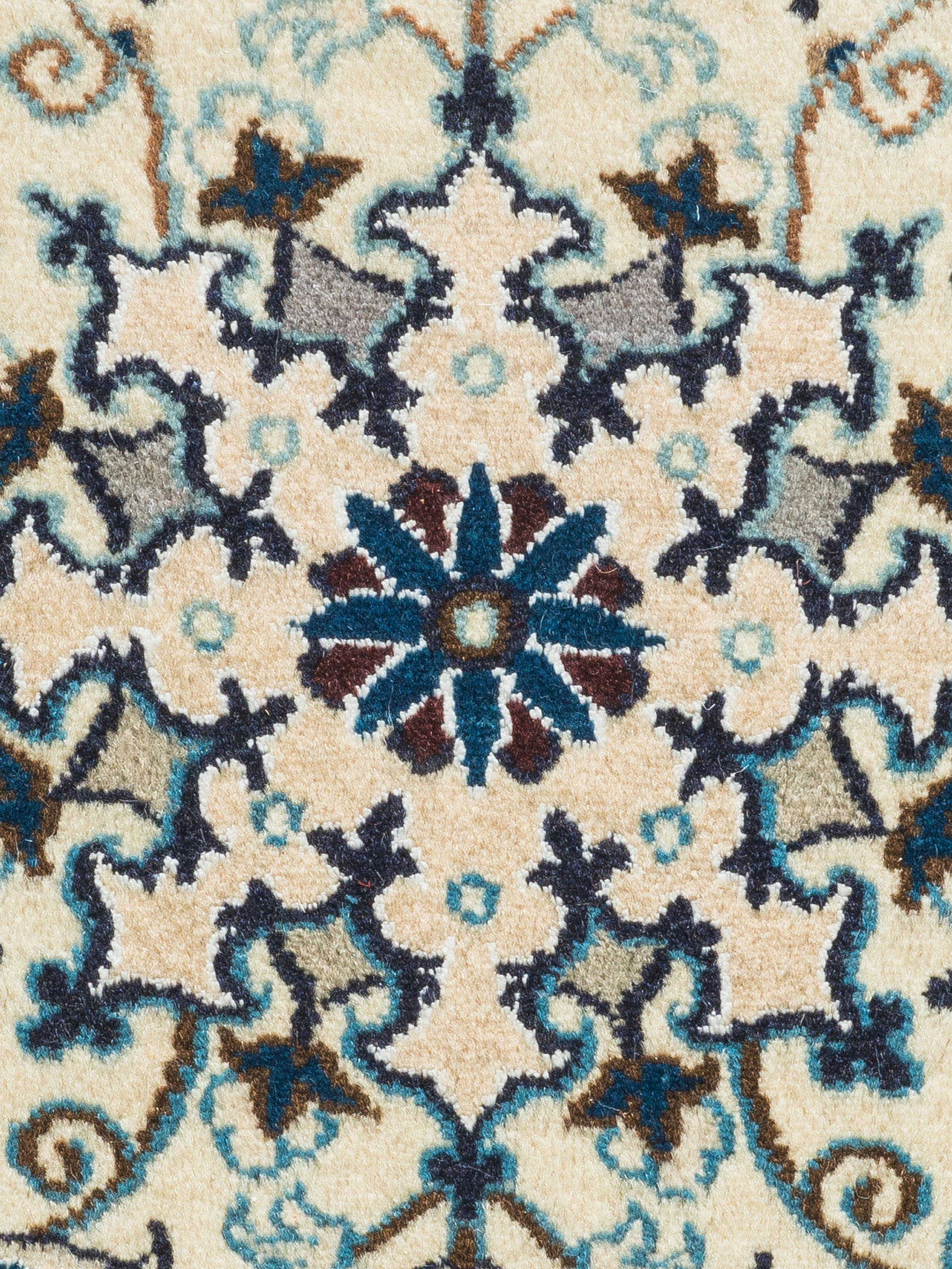 Kaschmar Nain 12 Lah ca. 60 x 90 cm, Unikat / Einzelstück