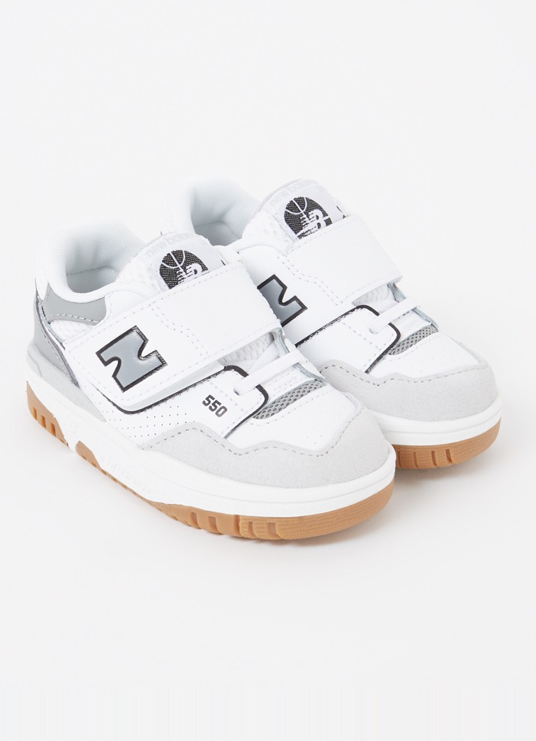 Teniși New Balance 550 cu detalii din piele întoarsă