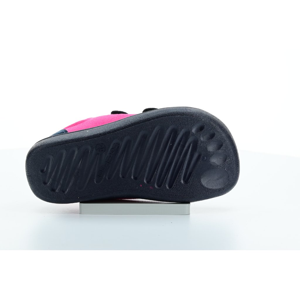 3F pink-blaue Barfuß-Sneakers 2 Klett 3BE29/10
