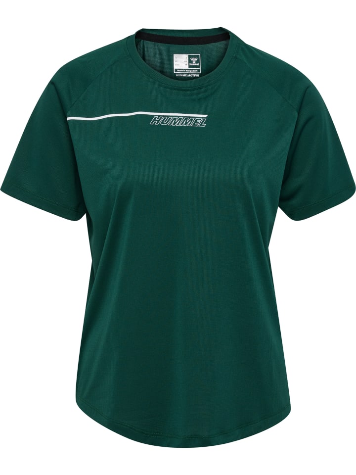Hummel Hummel T-Shirt Hmlcourt Paddeltennis Damen in RAIN FOREST günstig kaufen M