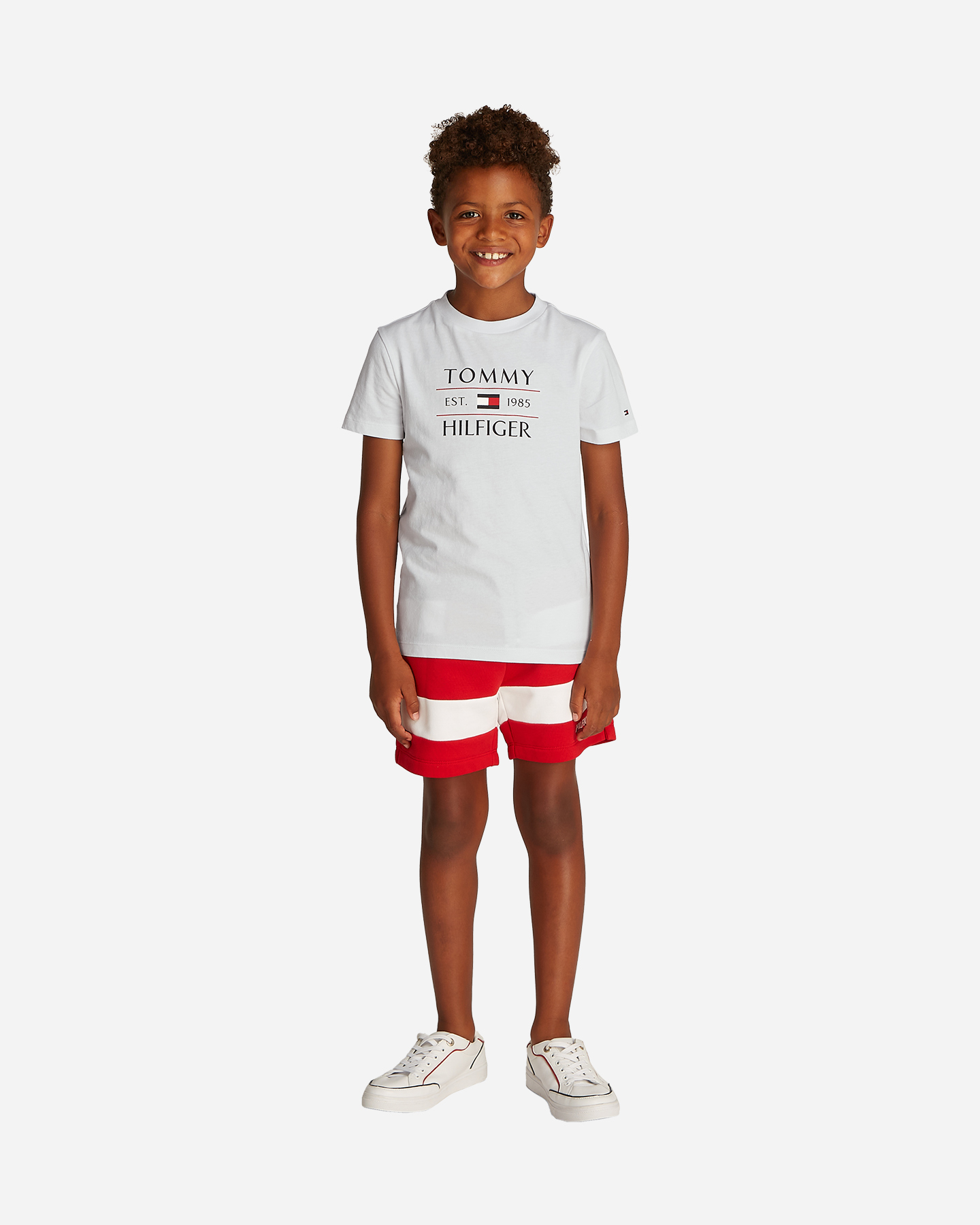 Koszulka Tommy Hilfiger Flag Jr KB0KB09538-YBR