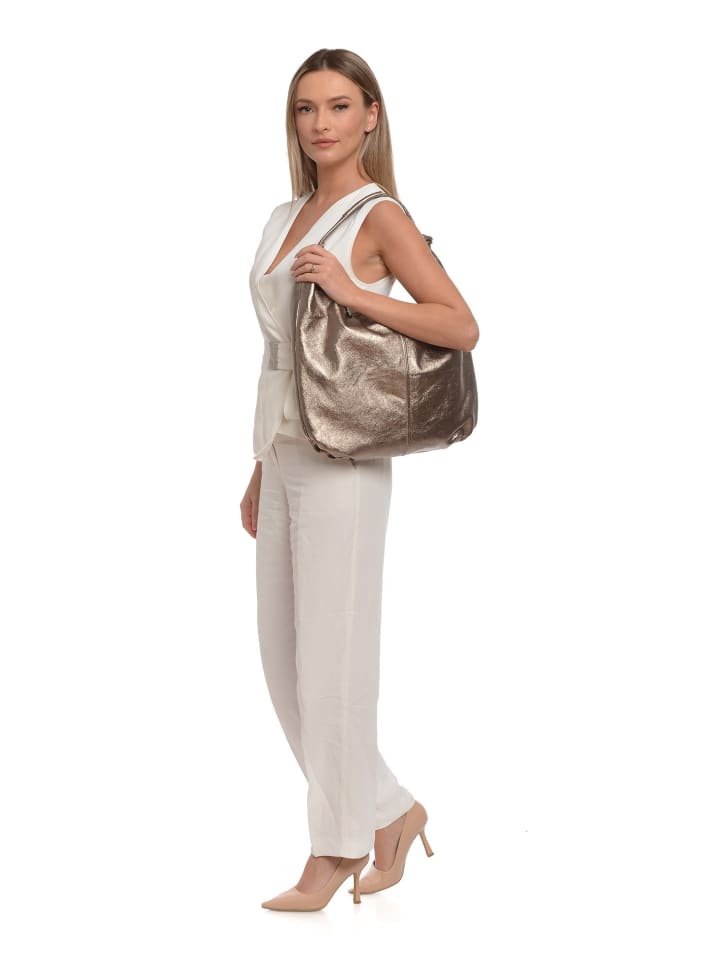Carla Ferreri Shopper in Bronze günstig kaufen onesize