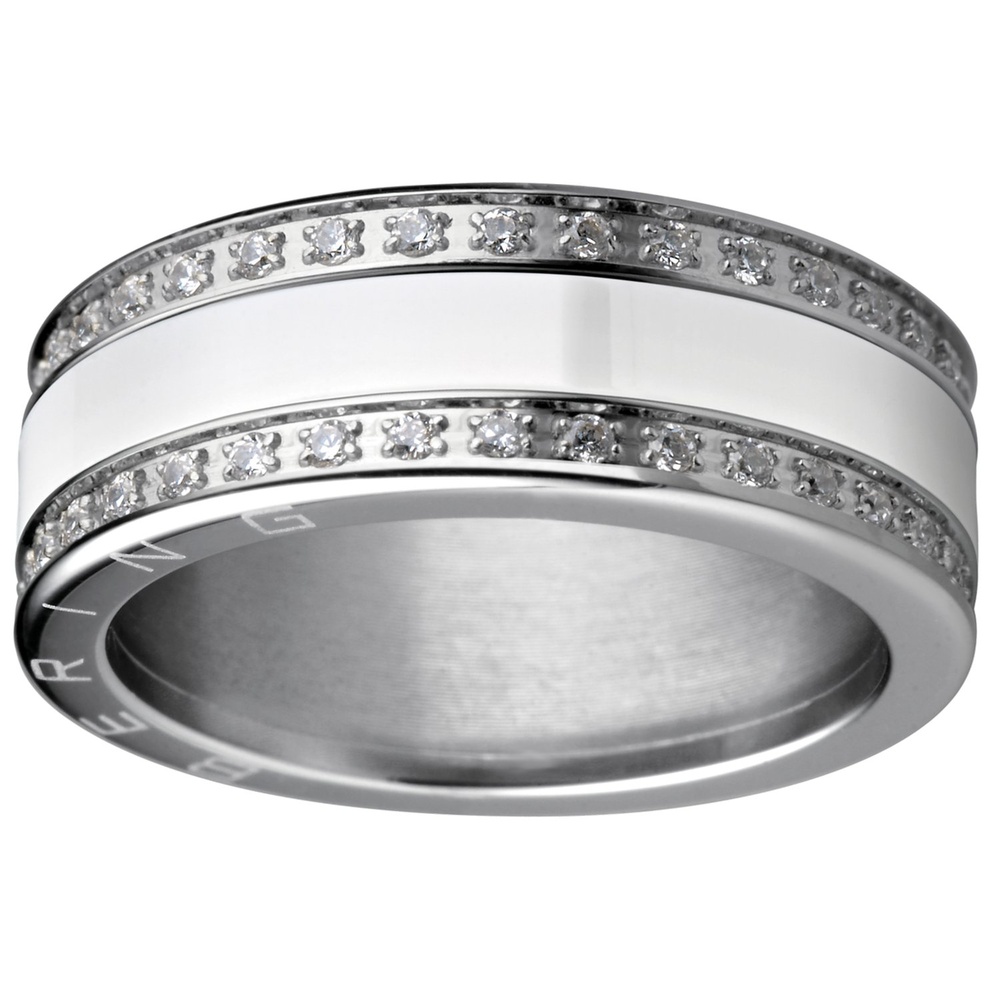 Bering Bague pour femme Céramique blanche Bague