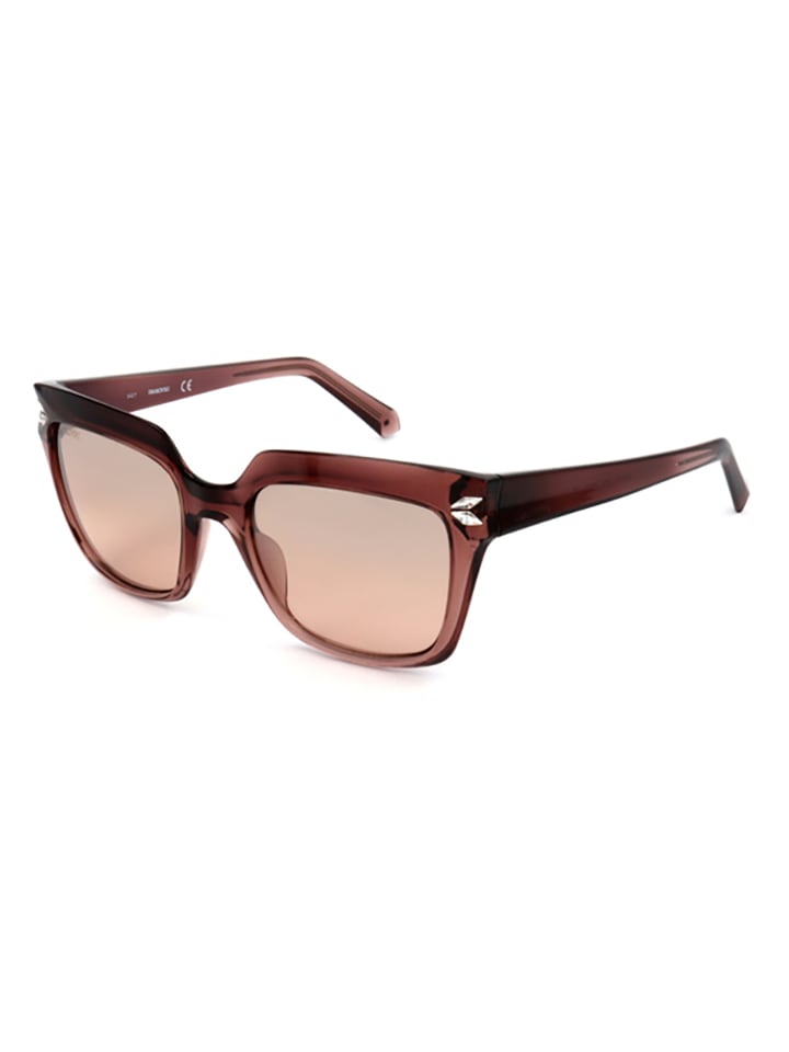 Swarovski Damen-Sonnenbrille in Braun/ Rosa günstig kaufen 51