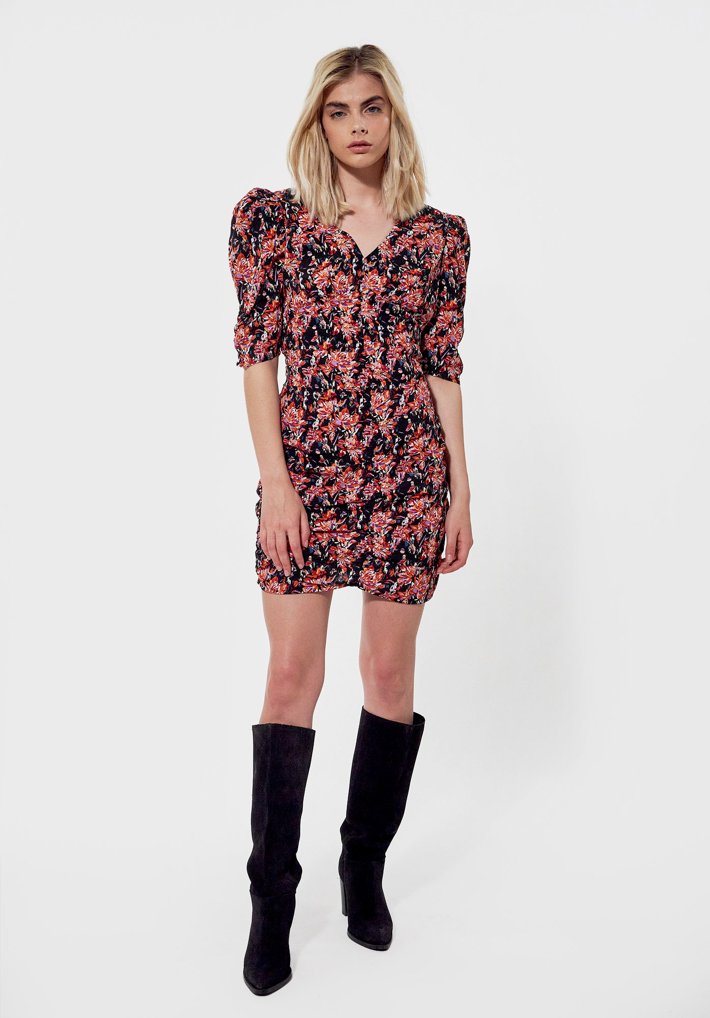 VISTA  Robe cintrée Femme fleurie