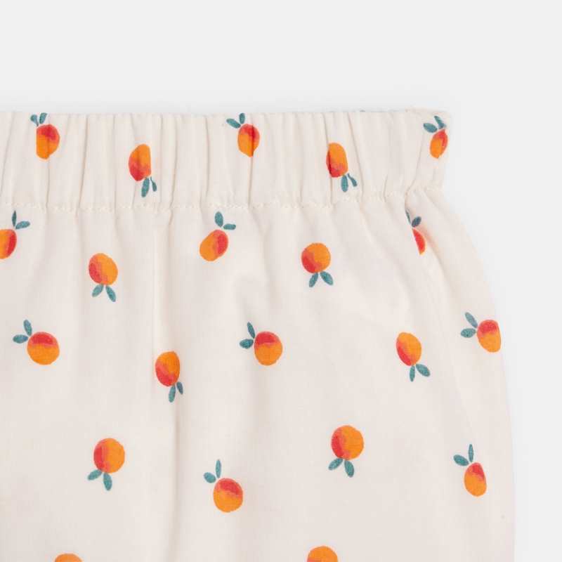 Bloomer bébé fille à imprimés oranges Catimini