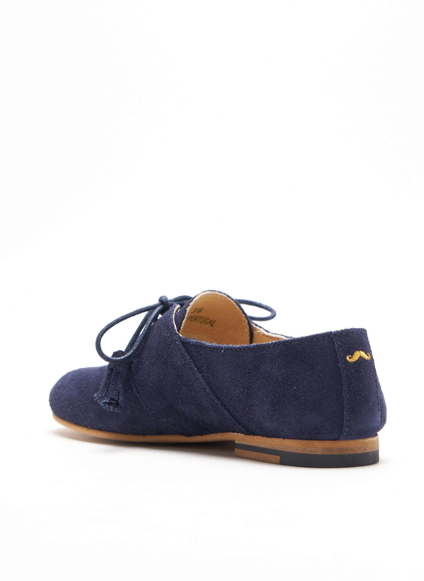 M Moustache Derby Femme couleur bleu