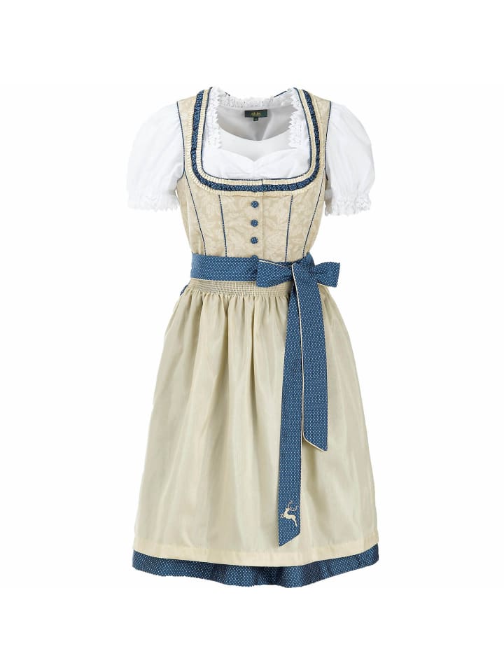 Wiesnkönig Dirndl Marlene in Beige günstig kaufen