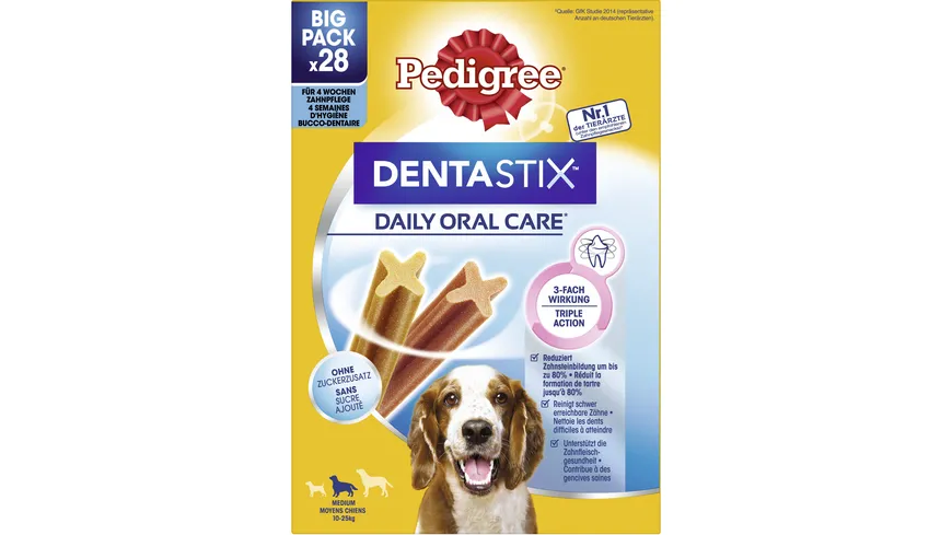 PEDIGREE® DENTASTIX™ Daily Oral Care Karton Multipack 720 g