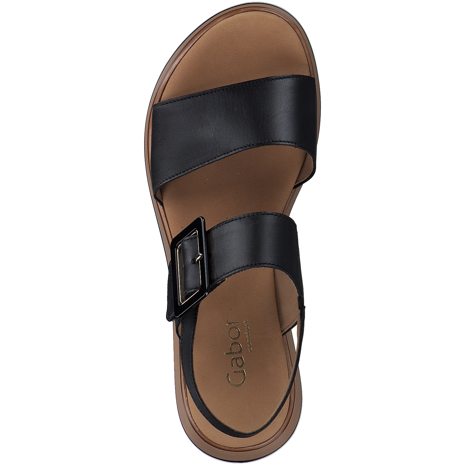 Gabor 82.744, Sandalen, Damen, Schwarz