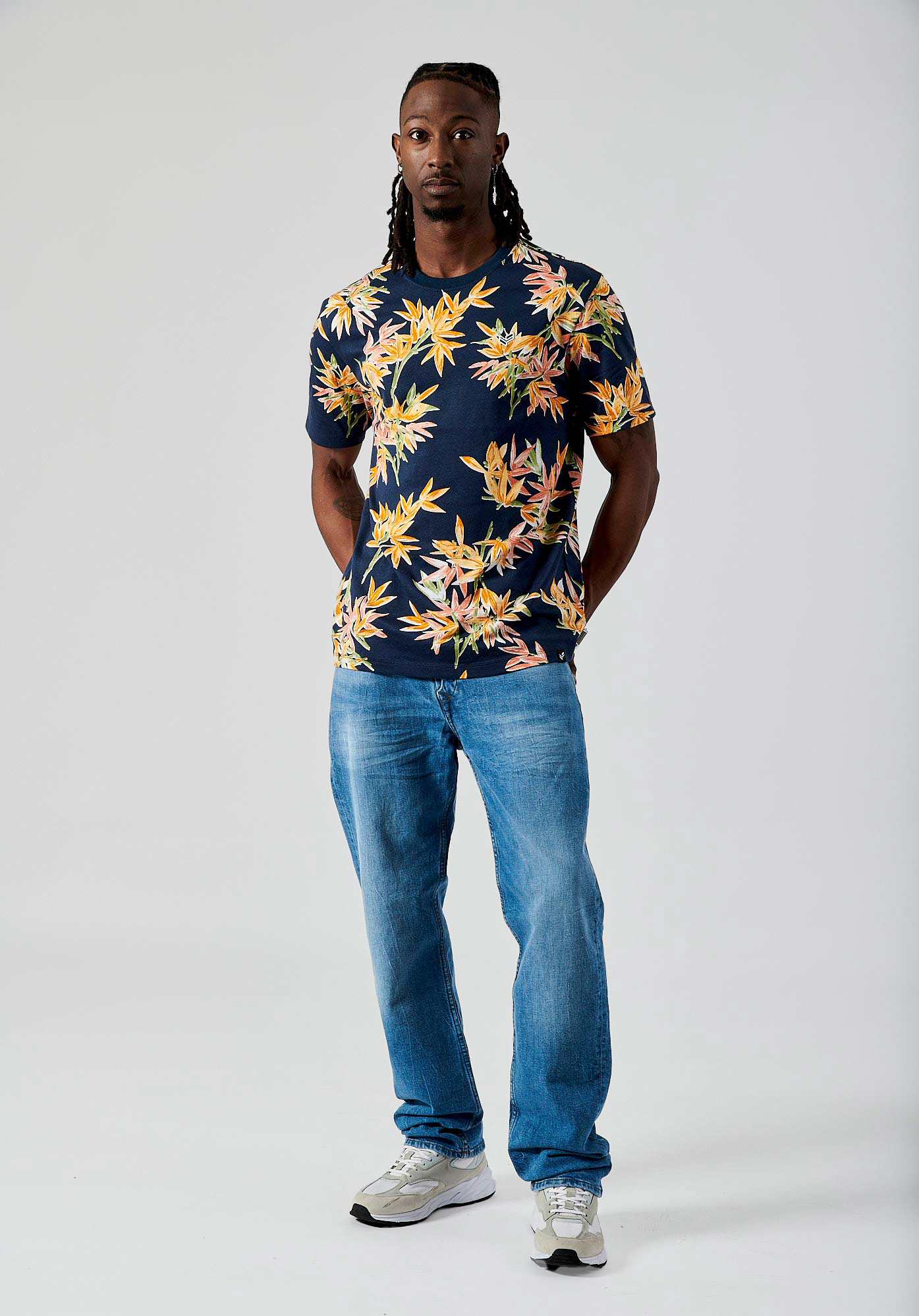 NAVID  T-shirt imprimé homme 100% coton