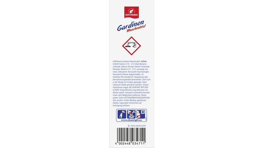 Hoffmanns Gardinenwaschmittel 660 g