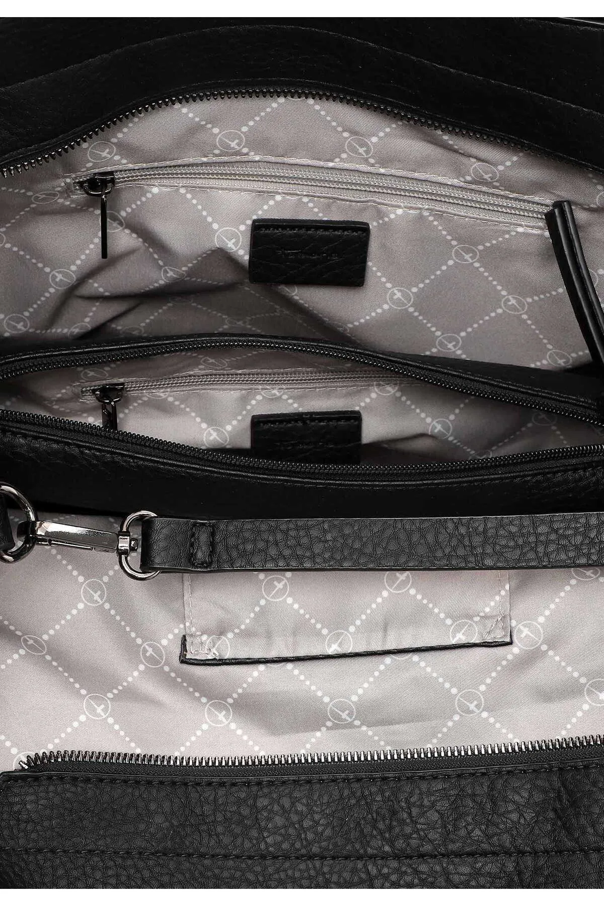 Tamaris  Handtasche - Schwarz - Geblümt