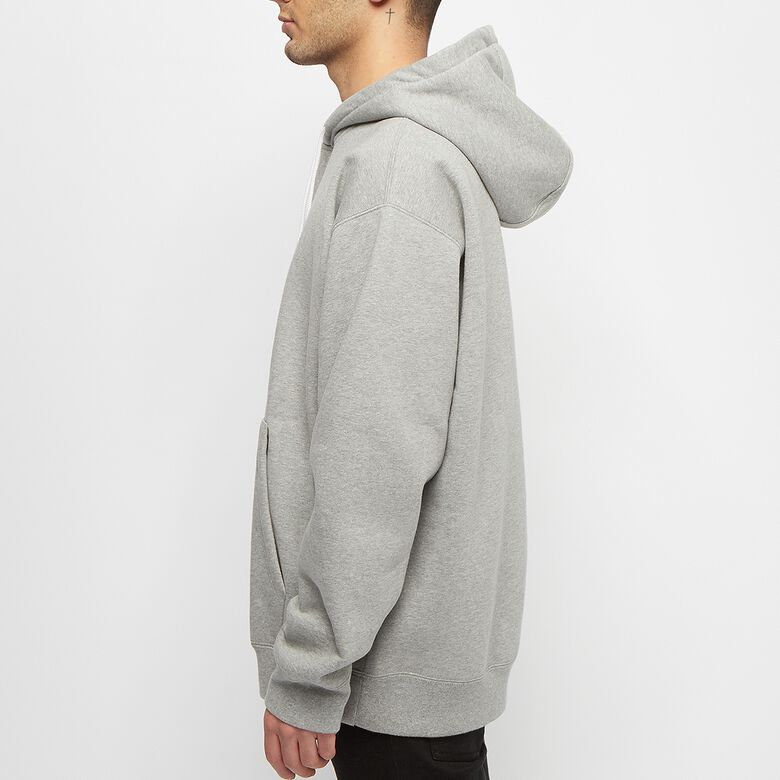 NIKE NRG Solo Swoosh Fleece Hoodie dk grey heather/white