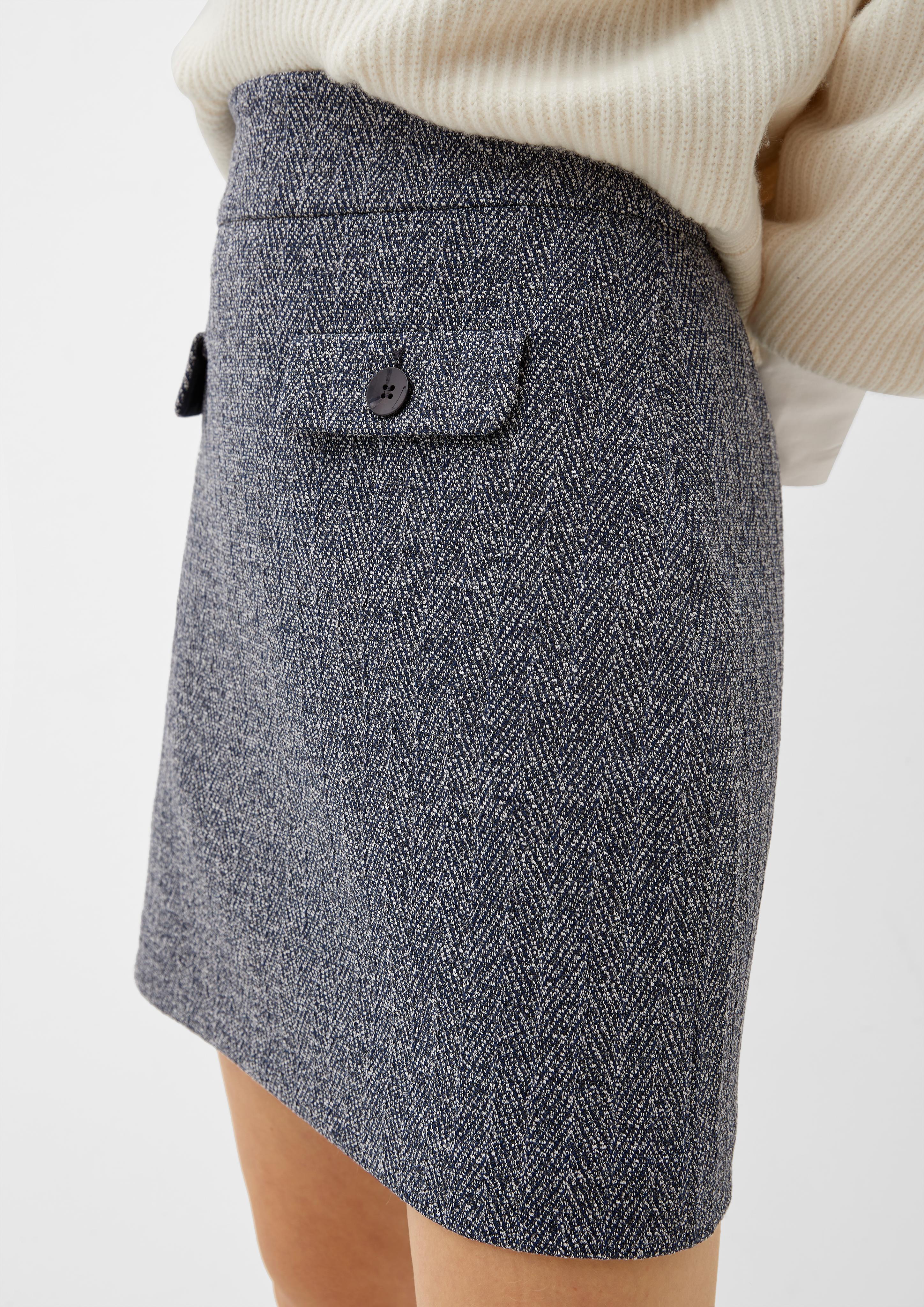 Minirock mit aufgesetzten Taschen  2133232-69Q1