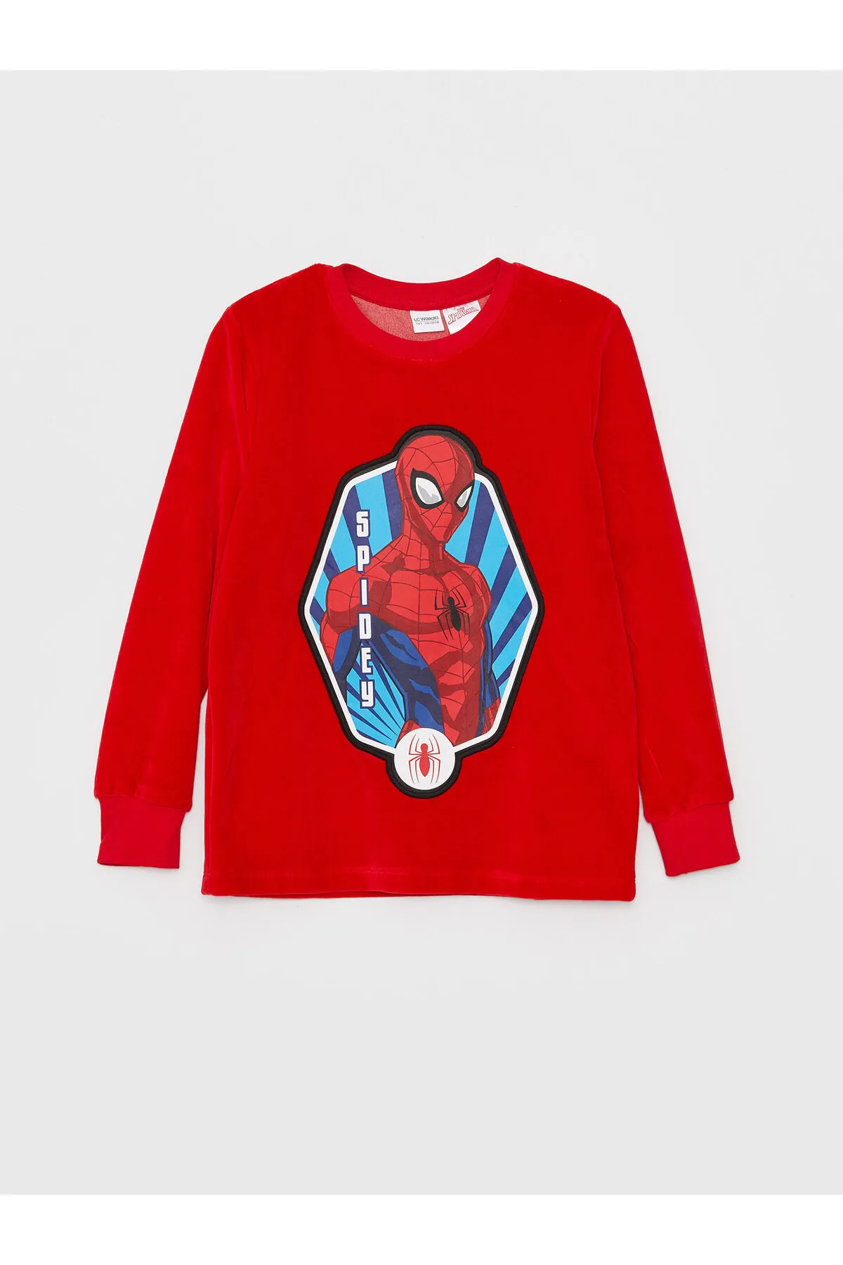 LC Waikiki  Jungen-Pyjama-Set mit Rundhalsausschnitt und Spiderman-Aufdruck, langärmlig