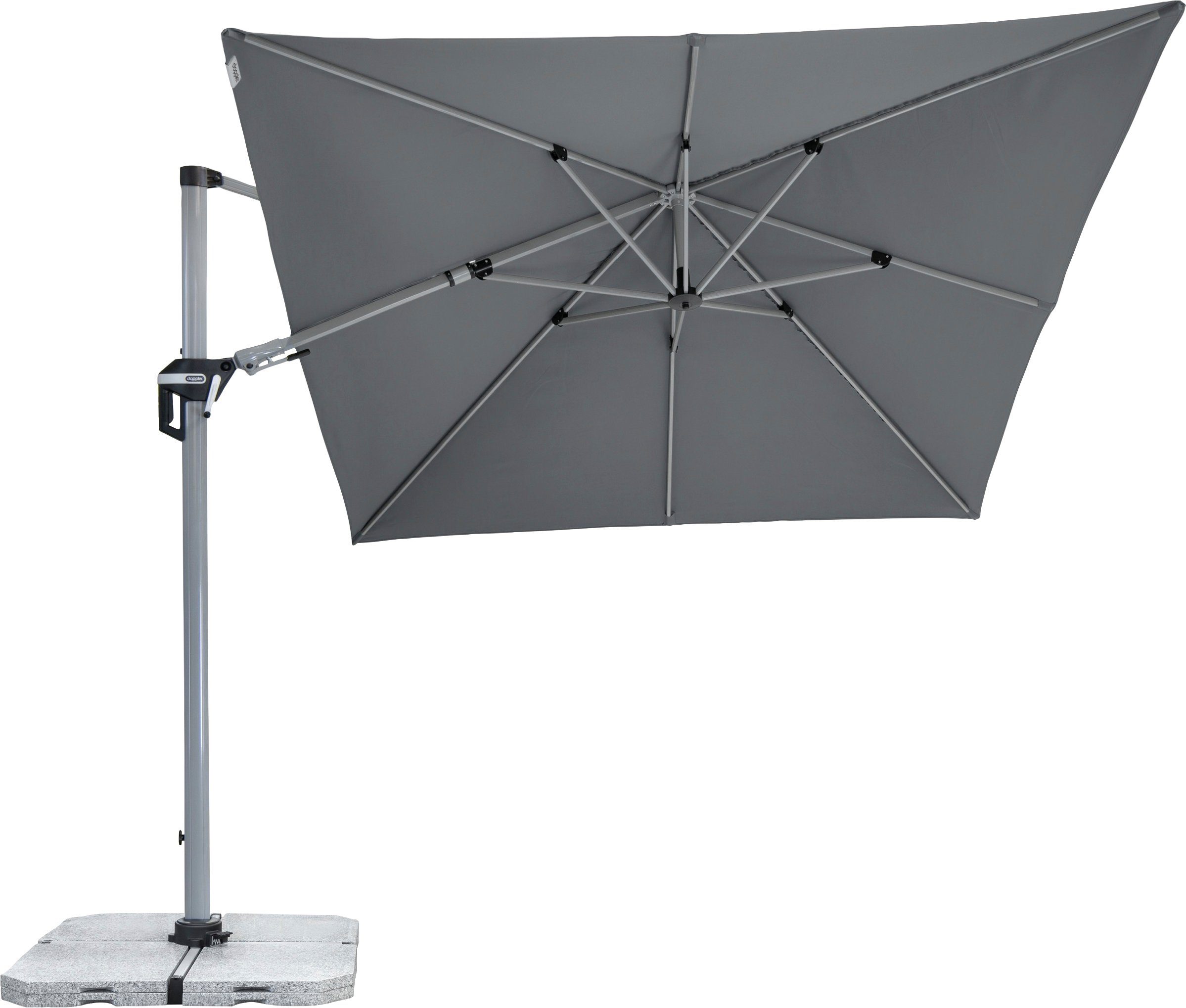 doppler® Ampelschirm Active Pendel, UV-beständig, Maße: 350x260 cm