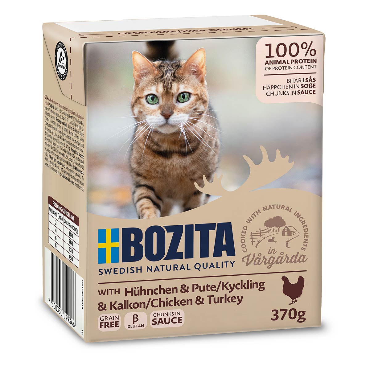 Bozita Tetra Häppchen in Soße mit Hühnchen & Pute bei ZooRoyal