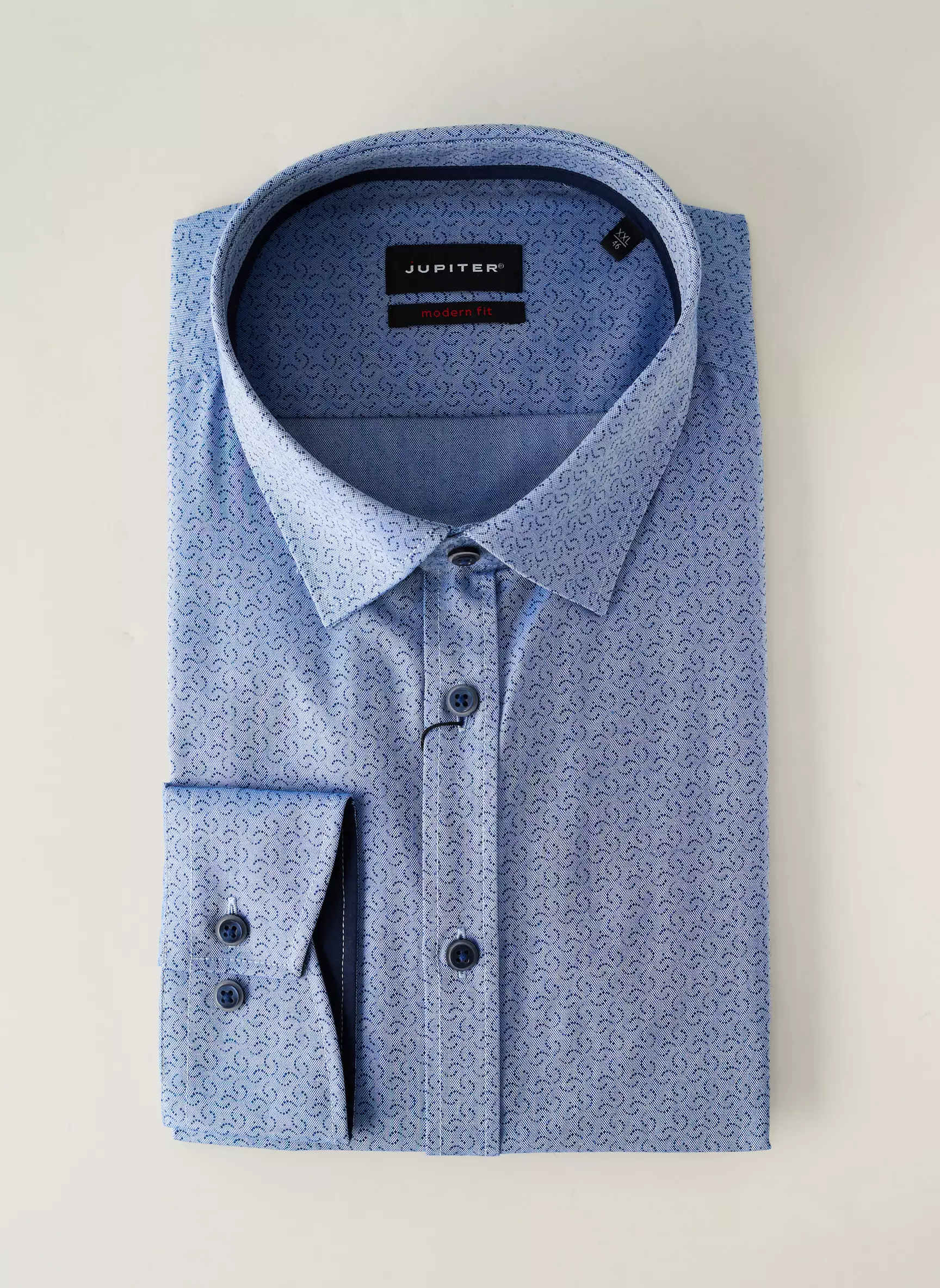 Jupiter Manches Longues Homme couleur bleu