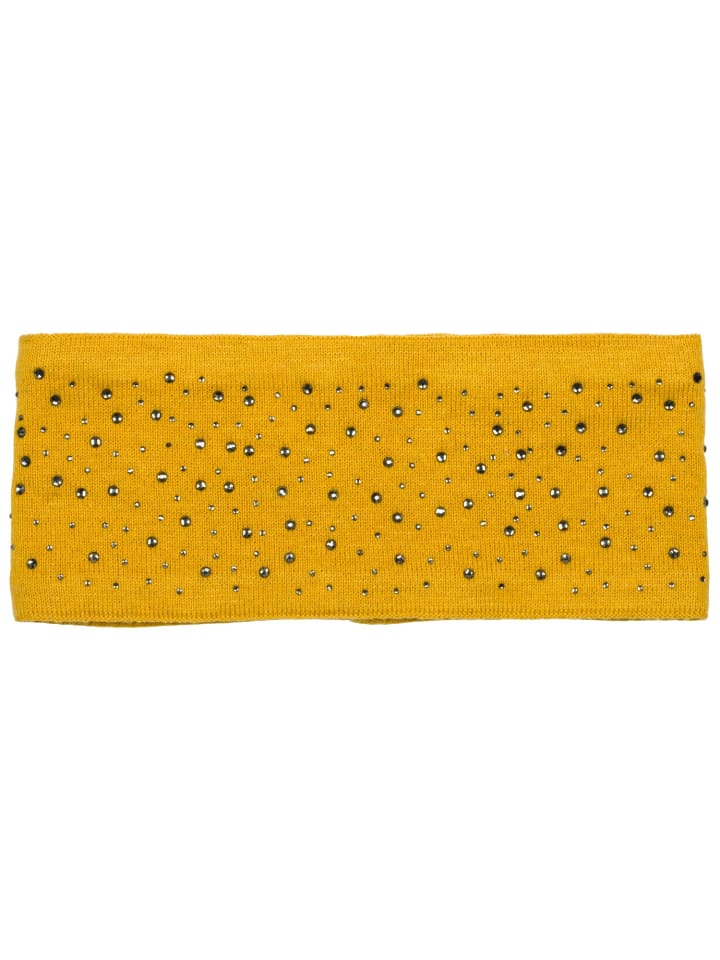 styleBREAKER Feinstrick Stirnband in Curry günstig kaufen onesize
