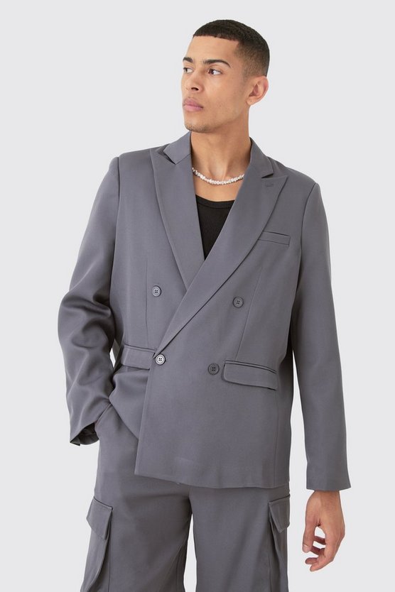 Mix & Match zweireihiger Oversize Blazer
