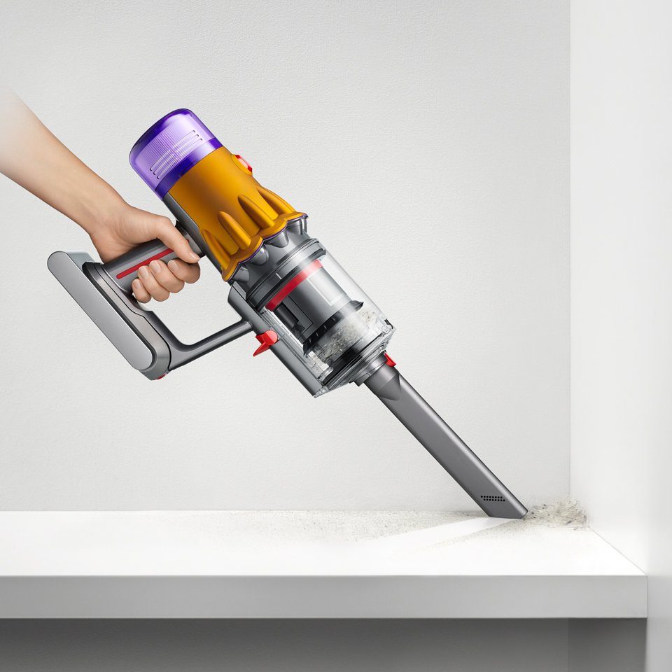 DYSON Akku-Hand-und Stielstaubsauger V12 Detect Slim Absolute, 545 W, Beutellos