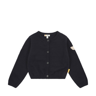 Strickjacke, dunkelblau für Mädchen