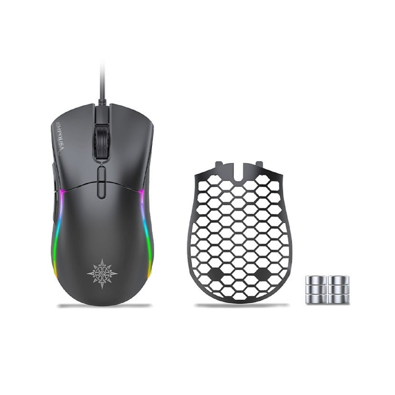 Inca IMG-GT20 Optisch Gaming Maus Mouse 1000-10000 DPI Schwarz