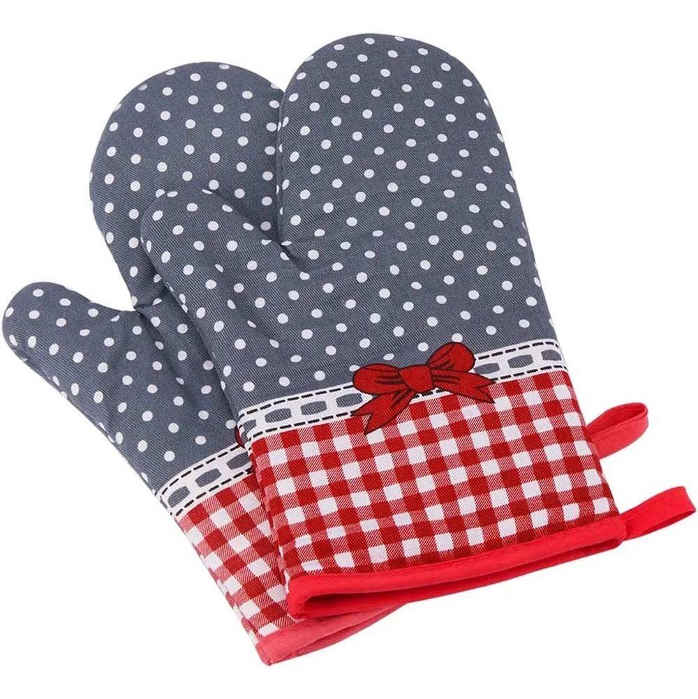DRSEON Topfhandschuhe 2 Stück Ofenhandschuh Isolationshandschuhe Hitzebeständig, (2-tlg)