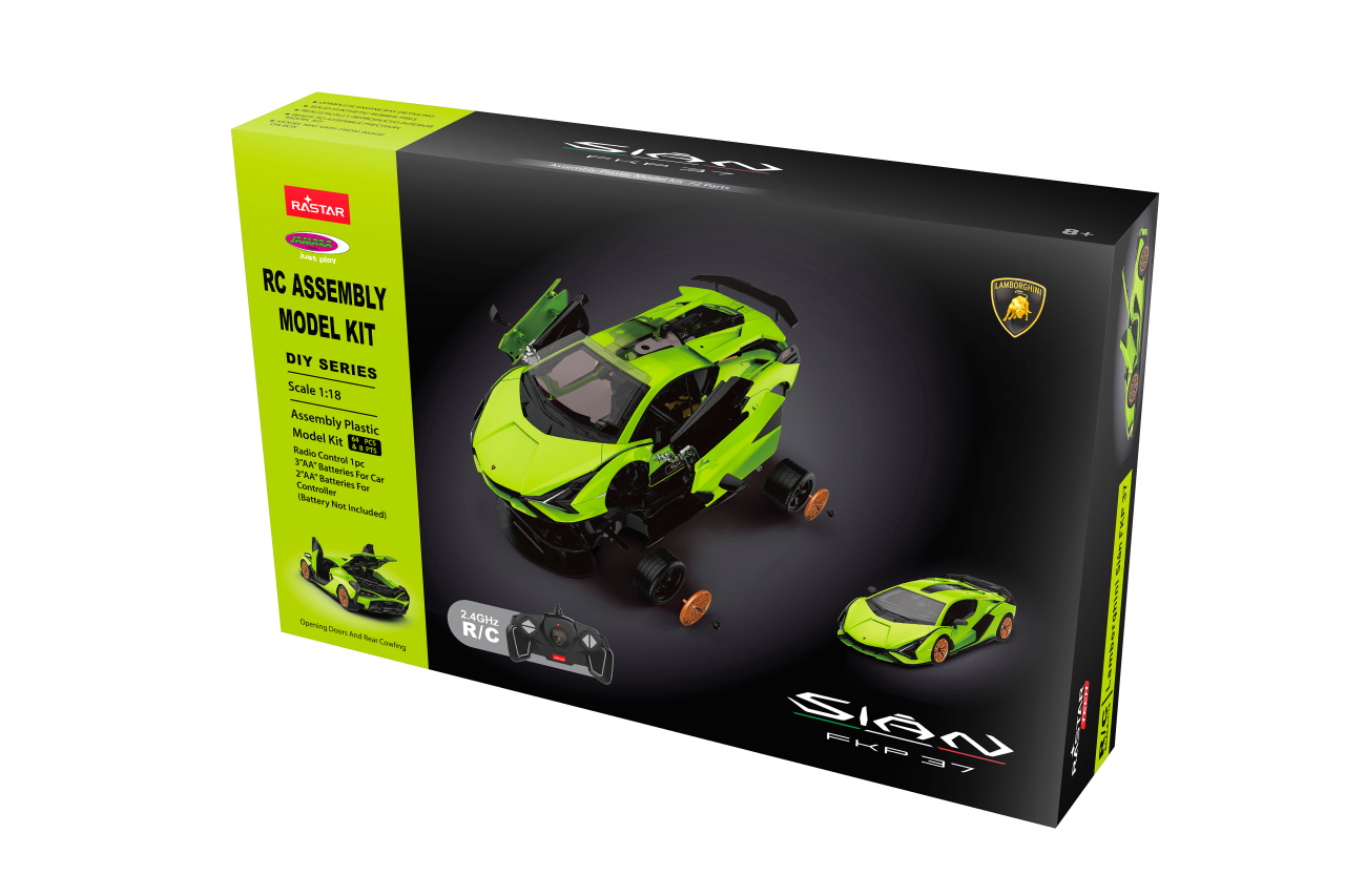 Jamara e.K. Lamborghini Sián FKP 37 1:18 grün 2,4GHz Bausatz