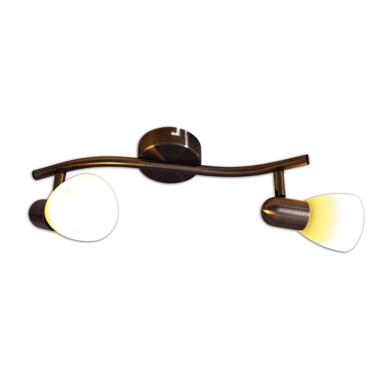 Näve Leuchten 2er LED-Wand-u. Deckenspot 