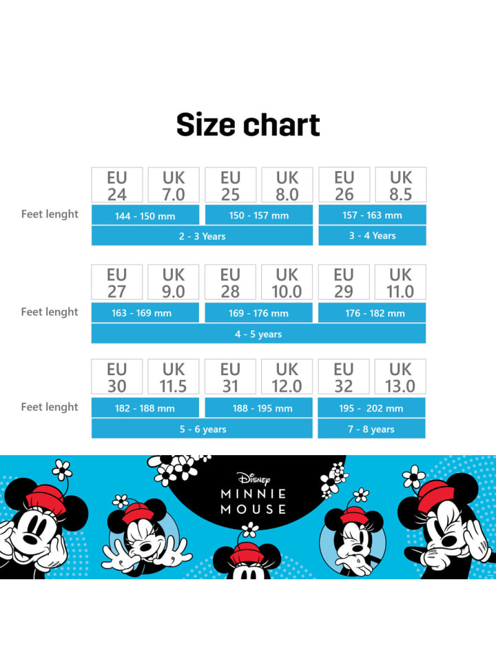Disney Minnie Mouse Hausschuhe mit Disney Minnie Mouse Motiv, in Rosa, mit klettverschluss günstig kaufen