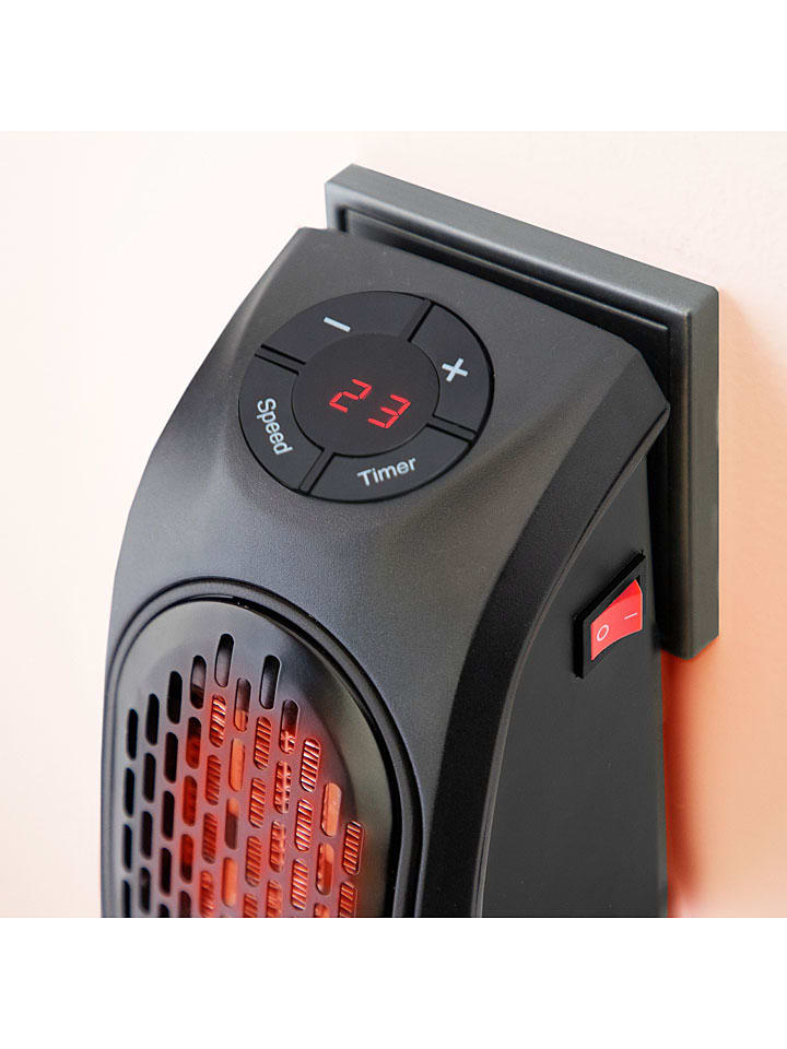 InnovaGoods Tragbare Mini-Heizung in Schwarz - (B)8,5 x (H)16 x (T)12,5 cm günstig kaufen onesize