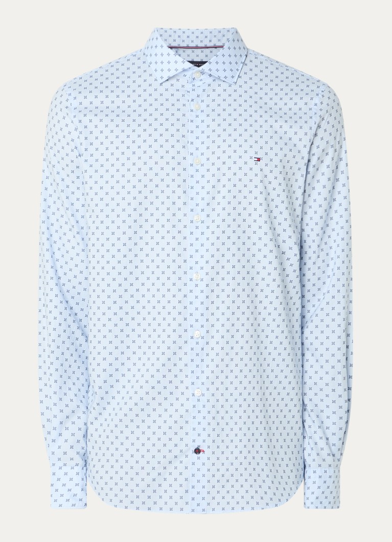 Tommy Hilfiger slim fit majica s potiskom in logotipom
