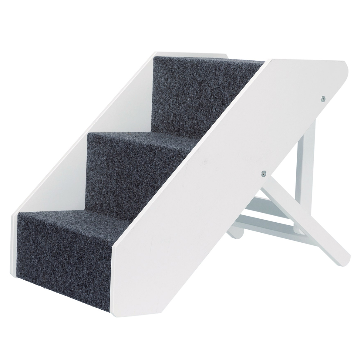 Trixie Heimtiertreppe, 3-stufig verstellbar - weiß bei ZooRoyal