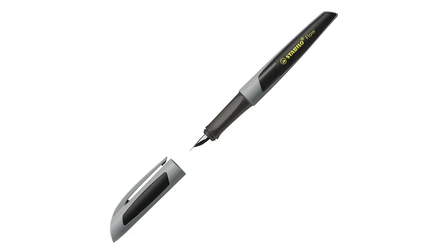 STABILO® Füller - STABILO Flow ACTIVE in grau - Einzelstift - inklusive Patrone grau