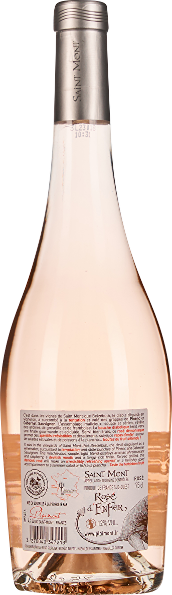 Plaimont Rosé d’Enfer Saint Mont 2022