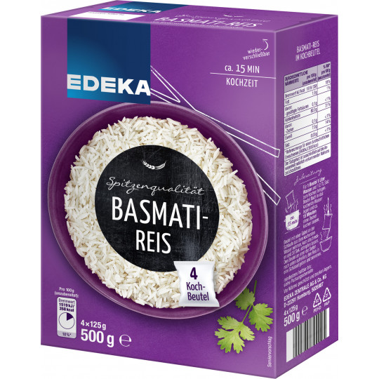 EDEKA Basmati-Reis im Kochbeutel 4x 125G